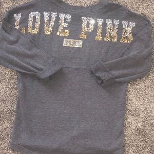 long sleeve PINK cotton shirt (runs big)